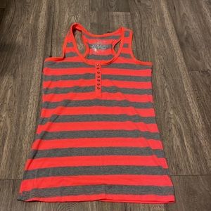 Striped sleeveless tank